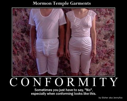 undergarments for mormons. Mormons living a little vida